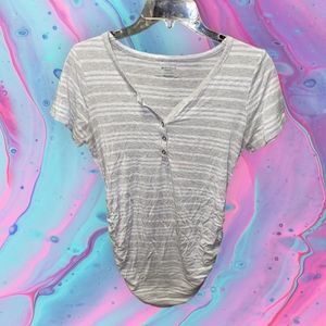 Motherhood Maternity ladies size small striped top
